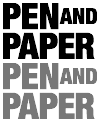 PEN and PAPER